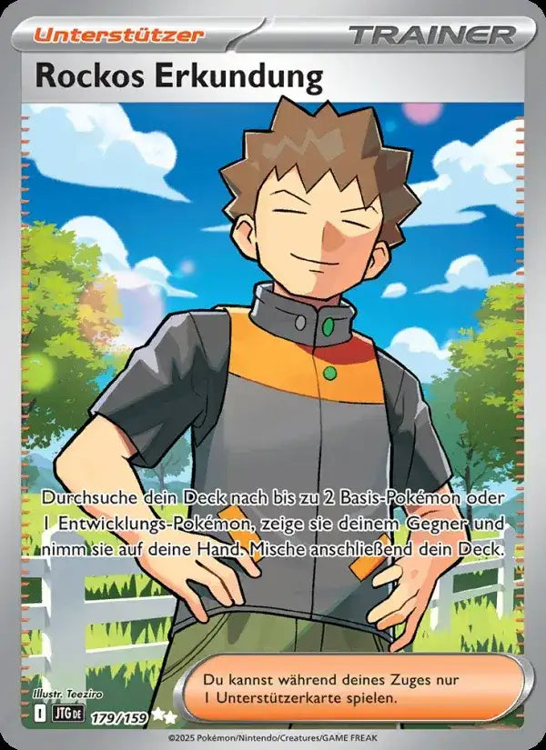 Rockos erkundung 179/159 – Pokémon Reisegefährten Karte