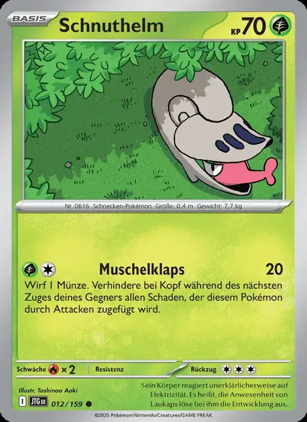 Schnuthelm 012/159 – Pokémon Reisegefährten Karte