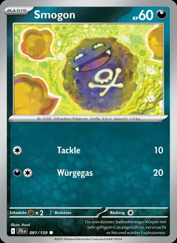 Smogon 091/159 – Pokémon Reisegefährten Karte