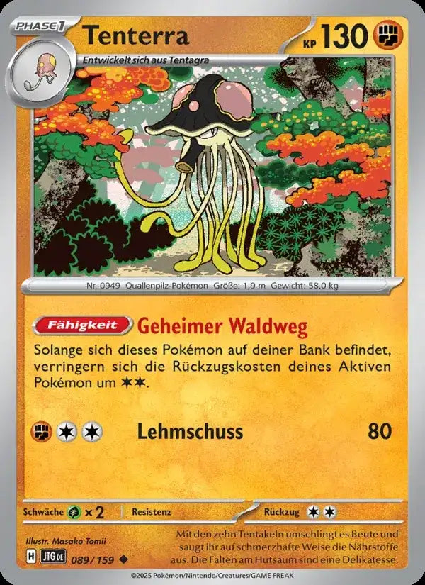 Tenterra 089/159 – Pokémon Reisegefährten Karte