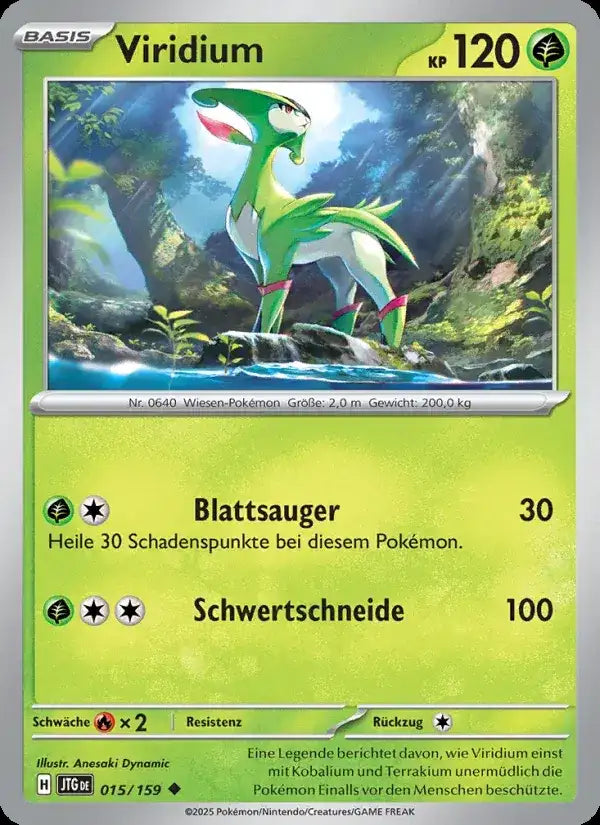 Viridium 015/159 – Pokémon Reisegefährten Karte