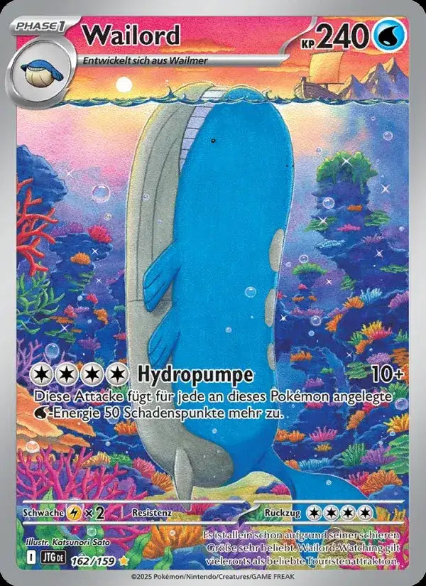 Wailord 162/159 – Pokémon Reisegefährten Karte