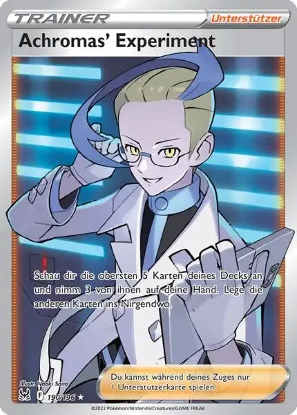 Achromas 190/196 – Pokémon Verlorener Ursprung Karte
