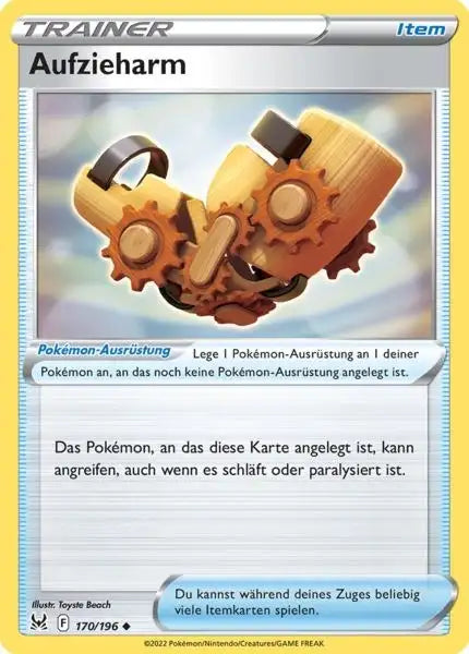 Aufzieharm 170/196 – Pokémon Verlorener Ursprung Karte