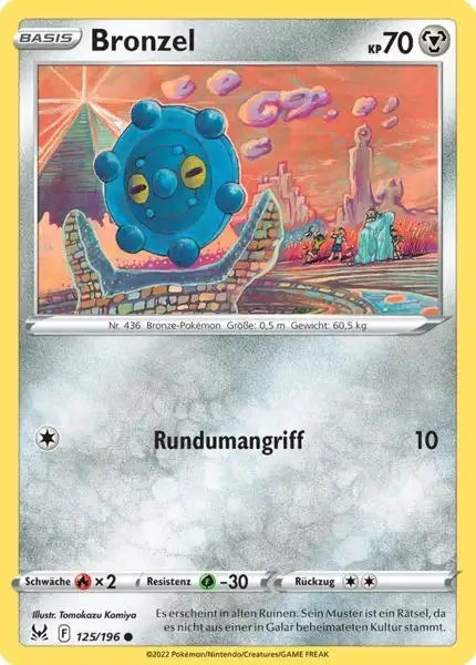 Bronzel 125/196 – Pokémon Verlorener Ursprung Karte