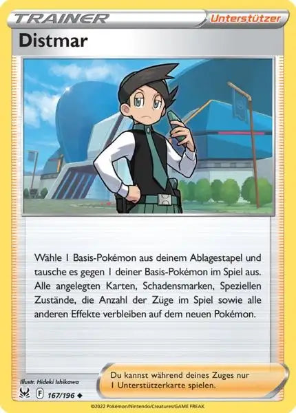 Distmar 167/196 – Pokémon Verlorener Ursprung Karte
