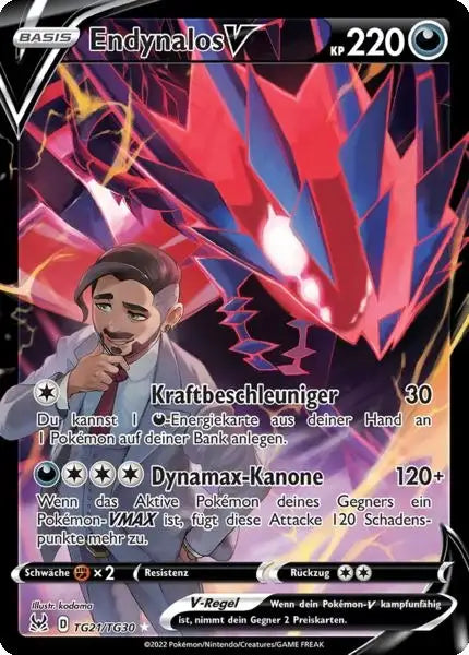 Endynalos V TG21 – Pokémon Verlorener Ursprung Karte