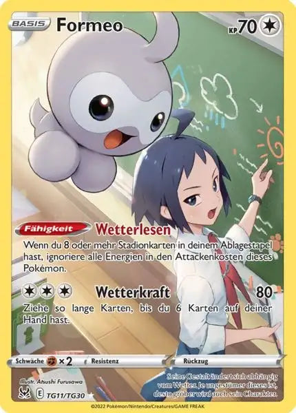 Formeo TG11 – Pokémon Verlorener Ursprung Karte