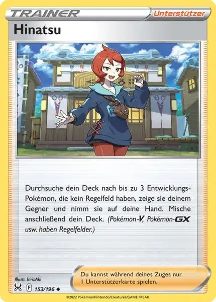 Hinatsu 153/196 – Pokémon Verlorener Ursprung Karte