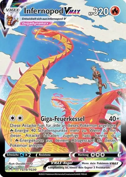 Infernopod VMAX TG15 – Pokémon Verlorener Ursprung Karte
