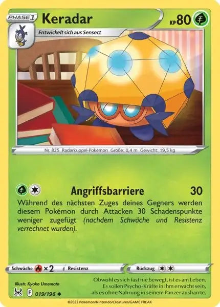 Keradar 019/196 – Pokémon Verlorener Ursprung Karte