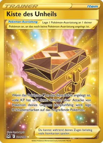 Kiste 214/196 – Pokémon Verlorener Ursprung Karte