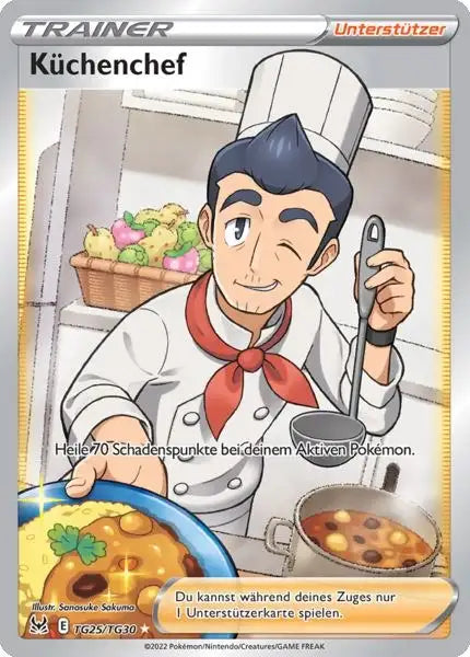 Kuechenchef TG25 – Pokémon Verlorener Ursprung Karte