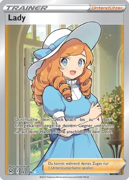 Lady 193/196 – Pokémon Verlorener Ursprung Karte