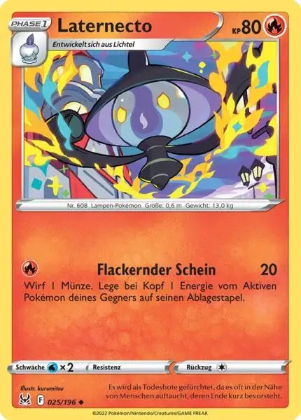 Laternecto 025/196 – Pokémon Verlorener Ursprung Karte