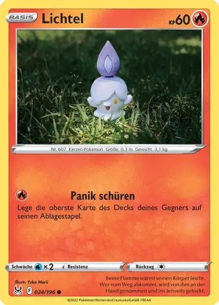 Lichtel 024/196 – Pokémon Verlorener Ursprung Karte