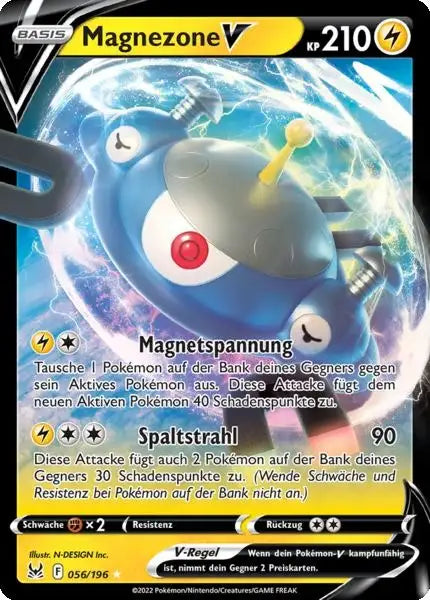 Magnezone V 056/196 – Pokémon Verlorener Ursprung Karte