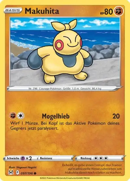 Makuhita 097/196 – Pokémon Verlorener Ursprung Karte