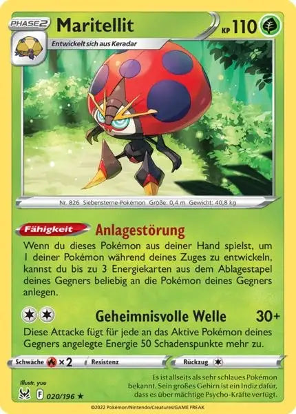 Maritellit 020/196 – Pokémon Verlorener Ursprung Karte
