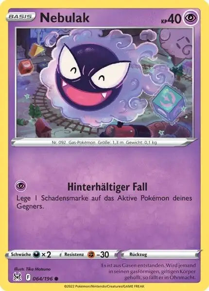 Nebulak 064/196 – Pokémon Verlorener Ursprung Karte