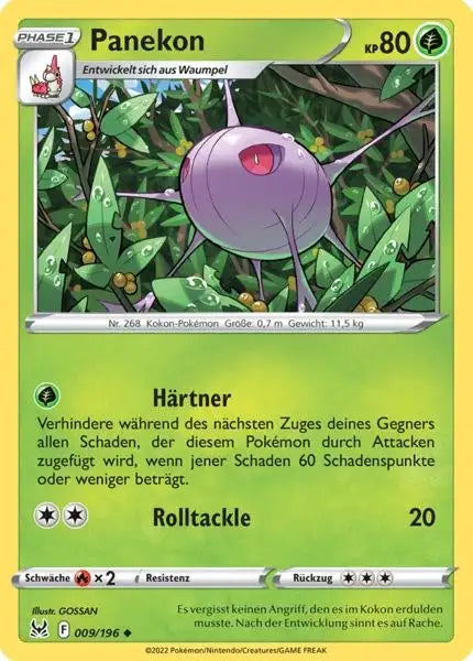 Panekon 009/196 – Pokémon Verlorener Ursprung Karte