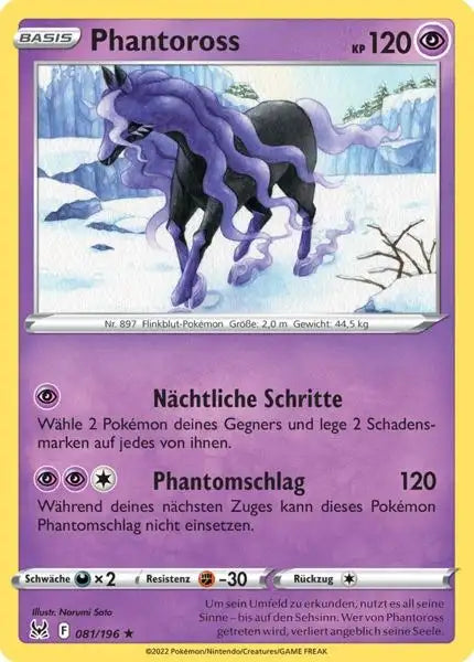 Phantoross 081/196 – Pokémon Verlorener Ursprung Karte