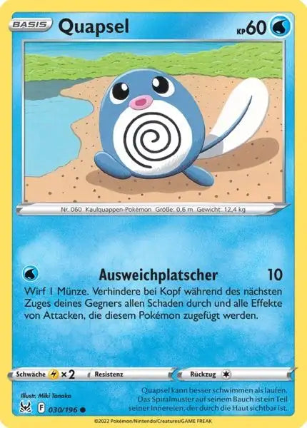 Quapsel 030/196 – Pokémon Verlorener Ursprung Karte