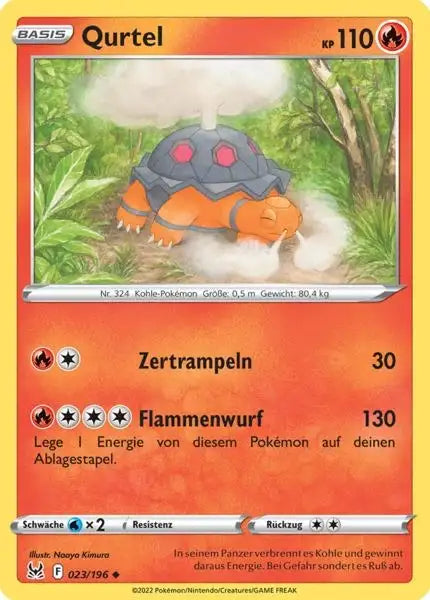 Qurtel 023/196 – Pokémon Verlorener Ursprung Karte