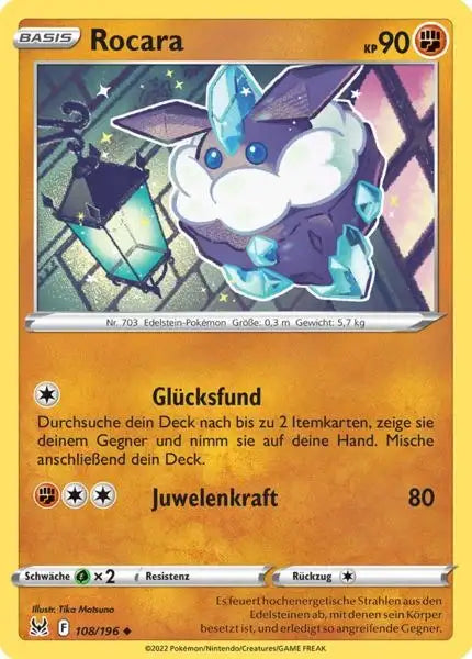 Rocara 108/196 – Pokémon Verlorener Ursprung Karte