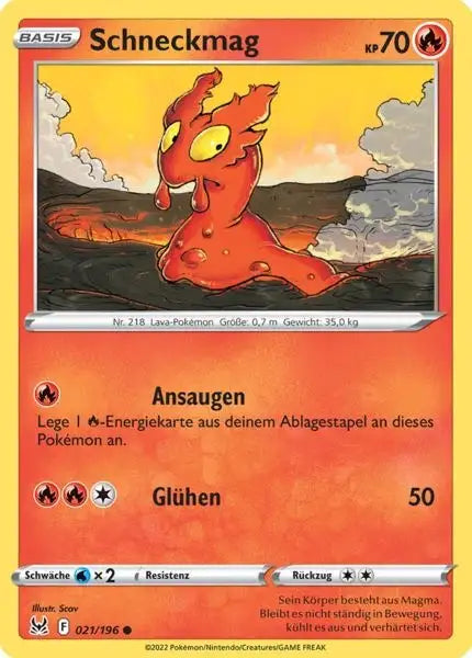 Schneckmag 021/196 – Pokémon Verlorener Ursprung Karte