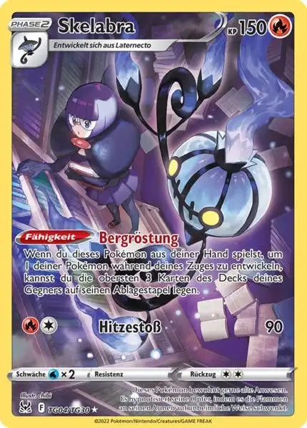 Skelabra TG04 – Pokémon Verlorener Ursprung Karte