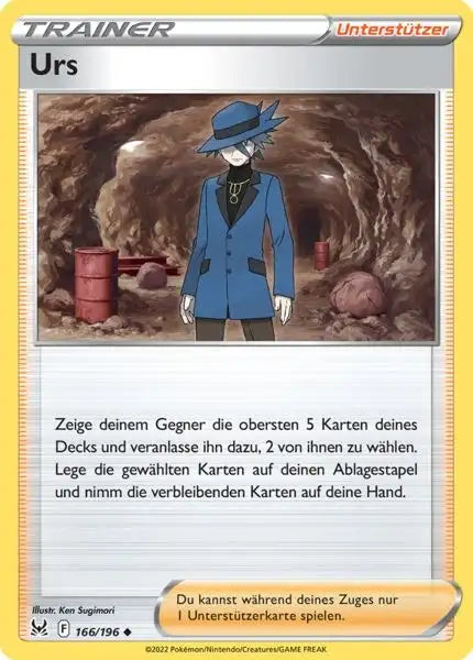 Urs 166/196 – Pokémon Verlorener Ursprung Karte