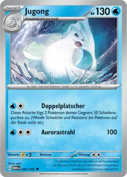 Jugong 087/165 – Pokémon 151 Karte