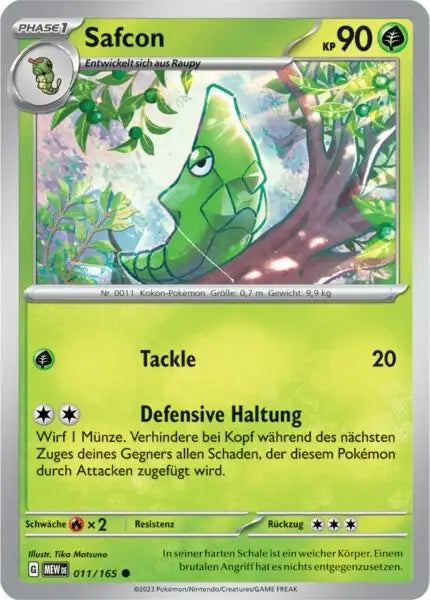 Safcon 011/165 – Pokémon 151 Karte