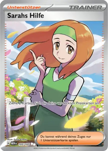 Sahras Hilfe 195/165 – Pokémon 151 Karte