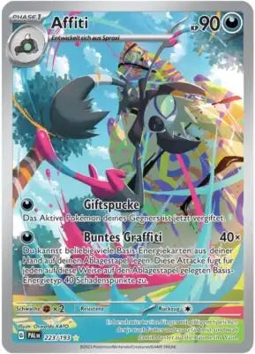 Affiti 223/193 – Pokémon Entwicklungen in Paldea Karte