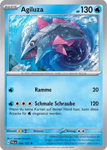 Agiluza 056/193 – Pokémon Entwicklungen in Paldea Karte