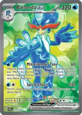 Bailonda ex 235/193 – Pokémon Entwicklungen in Paldea Karte