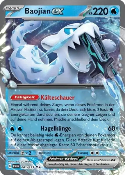 Baojian ex 061/193 – Pokémon Entwicklungen in Paldea Karte