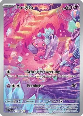 Forgita 216/193 – Pokémon Entwicklungen in Paldea Karte