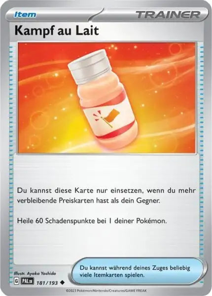 Kampf au Lait 181/193 – Pokémon Entwicklungen in Paldea Karte