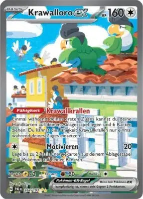 Krawalloro ex 264/193 – Pokémon Entwicklungen in Paldea Karte