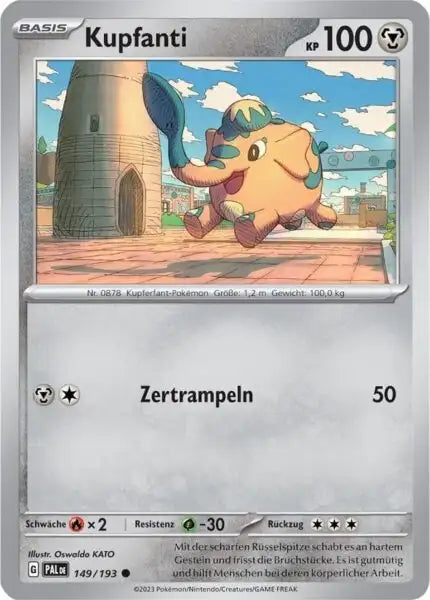 Kupfanti 149/193 – Pokémon Entwicklungen in Paldea Karte