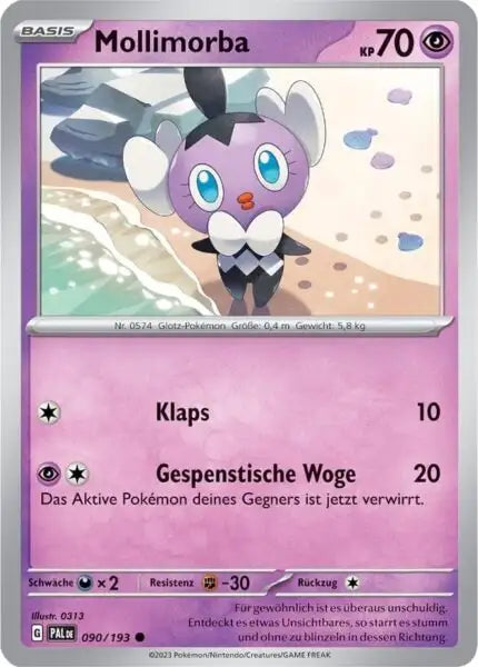 Mollimorba 090/193 – Pokémon Entwicklungen in Paldea Karte