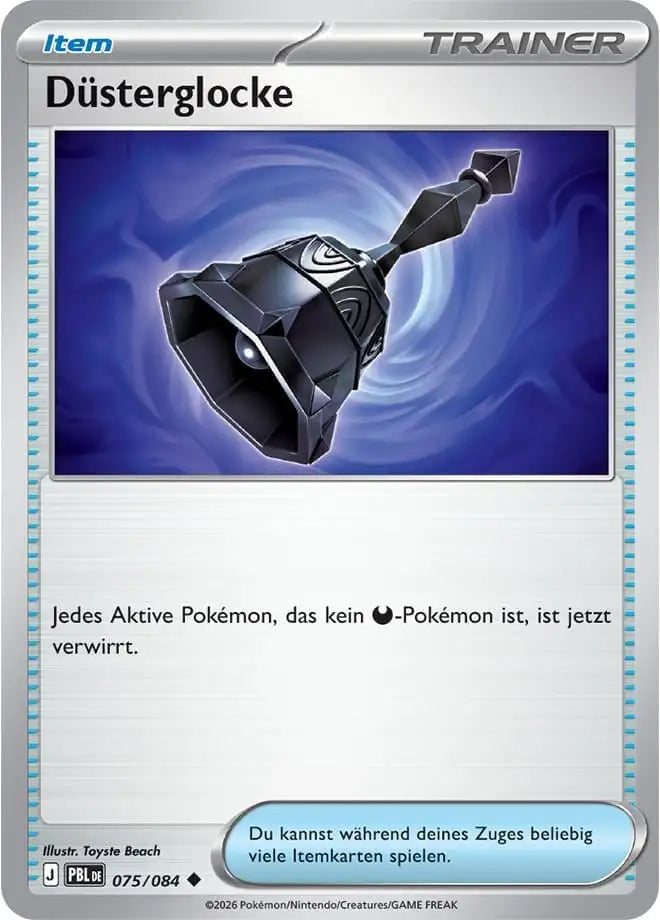 Duesterglocke 075/084 – Pokémon Dunkelnacht Karte