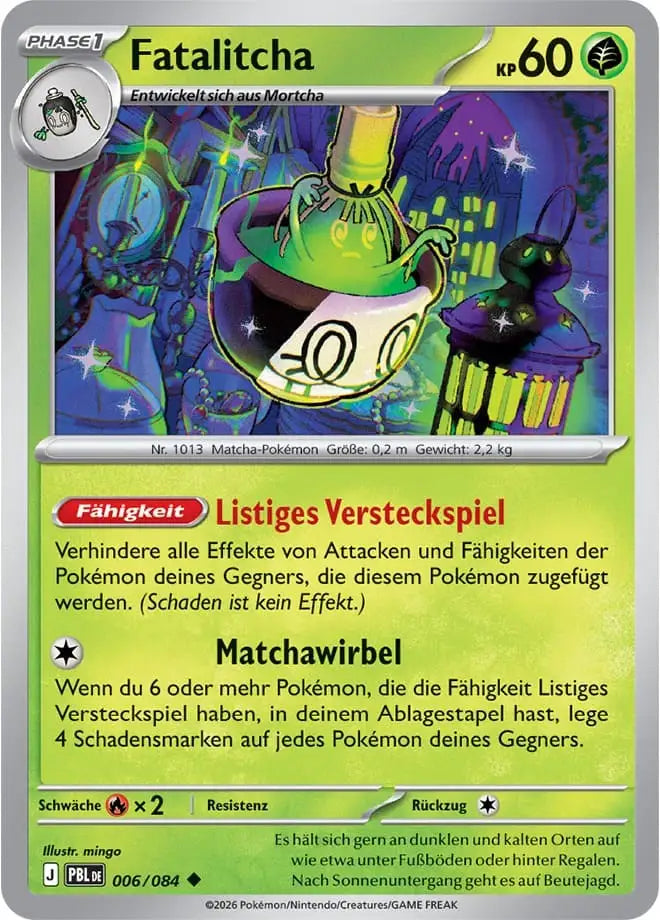Fatalitcha 006/084 – Pokémon Dunkelnacht Karte