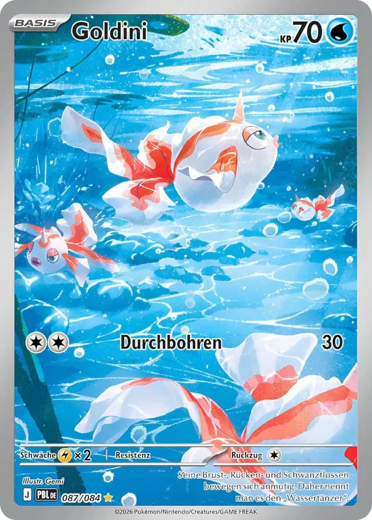 Goldini 087/084 – Pokémon Dunkelnacht Karte