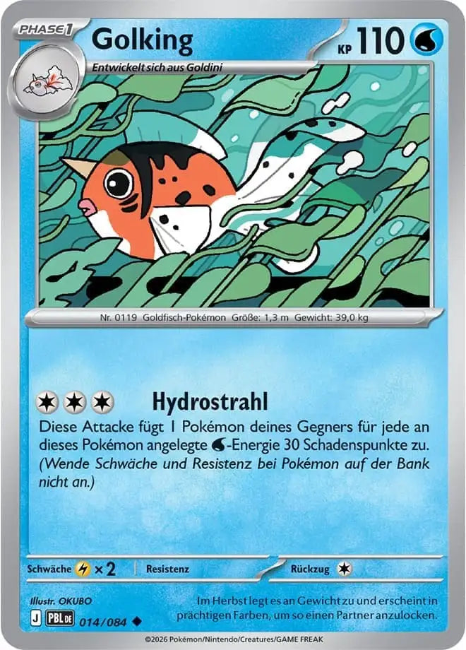 Golking 014/084 – Pokémon Dunkelnacht Karte