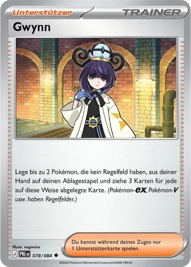 Gwynn 078/084 – Pokémon Dunkelnacht Karte