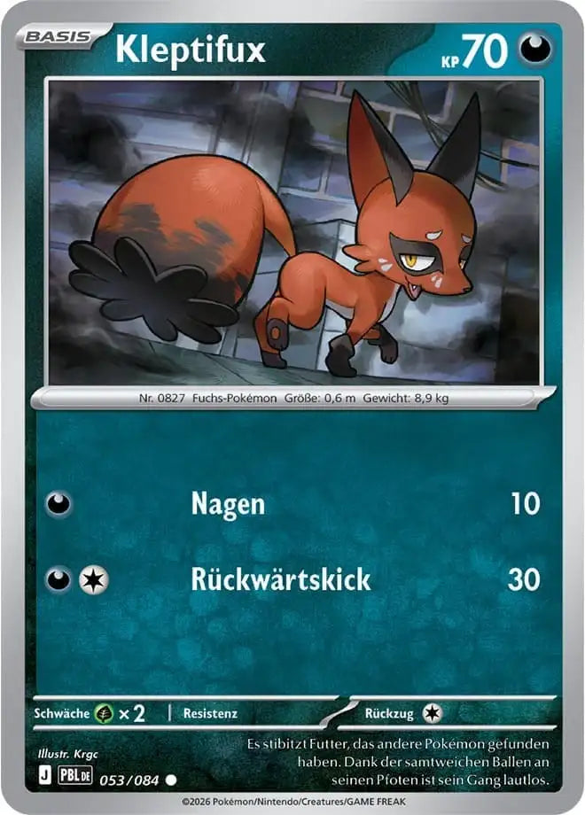 Kleptifux 053/084 – Pokémon Dunkelnacht Karte